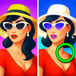 أيقونة أوجد الاختلاف: ابحث عنه